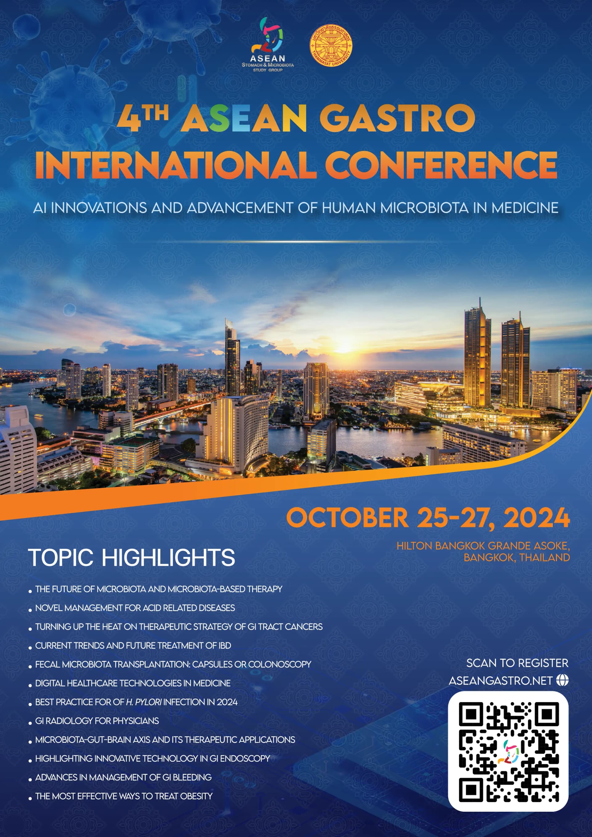 4thASEAN Gastro International Conference AI innovations and advancement of human microbiota in medicine